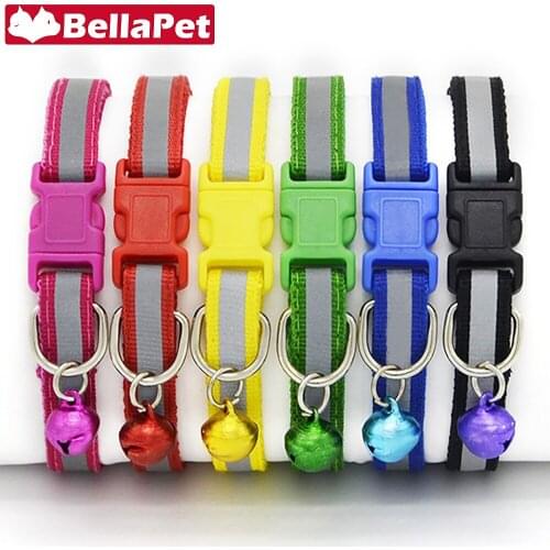 Cute Cat Collar with Bell Safety Flea Cats Collar Charm Pet Product Cat Collar Safety Breakaway Cats Accessories Cat Necklace