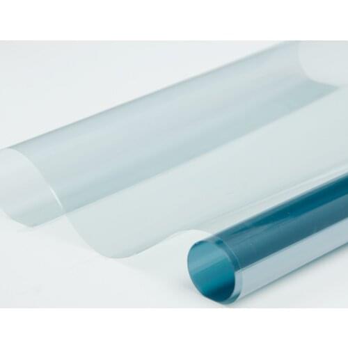 1.52*30m Premium 80%VLT Light Blue Car Sunshade Window Tint Film Glass 2PLY Car Auto House Commercial Solar front windshield