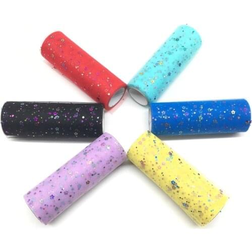 Little Plum Tulle Roll 10 Yards 15cm Spool Tutu Wedding Decoration Organza Laser DIY Crafts Birthday Party Supplies