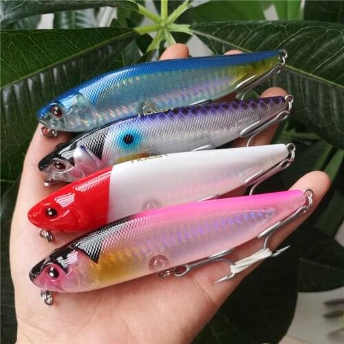 Noeby Wobbler Fishing Lure 115mm 25.5g Topwater Swimbait Lures Walker Hard Bait Wobblers For Pike 9110 Winter Fishing Lures