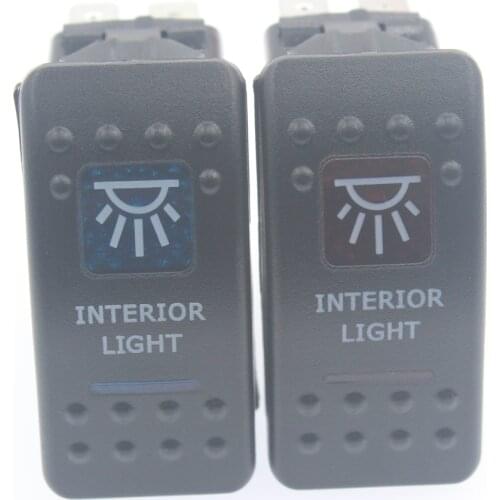 IP68 Waterproof 24V/10A,12V/20A LED OFF-ROAD Car Bus Marine Push Button Rocker Toggle Switch INTERIOR LIGHTS