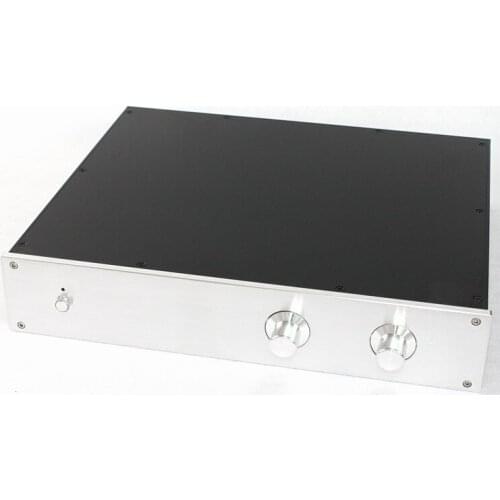WA116 Aluminum enclosure Preamp chassis Power amplifier case/box size 352*425*80mm