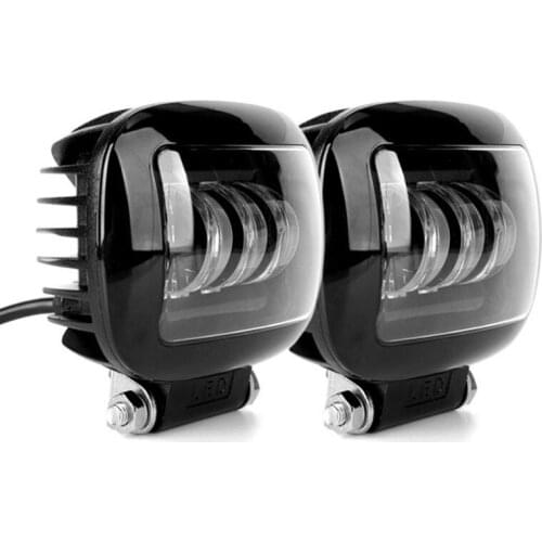 1 Pair 5 Inch Square 30W LED Work Light 6000K IP67 for Car Auto 4x4 Off road ATV Tractor Trucks SUV Uaz Niva Motorcycles