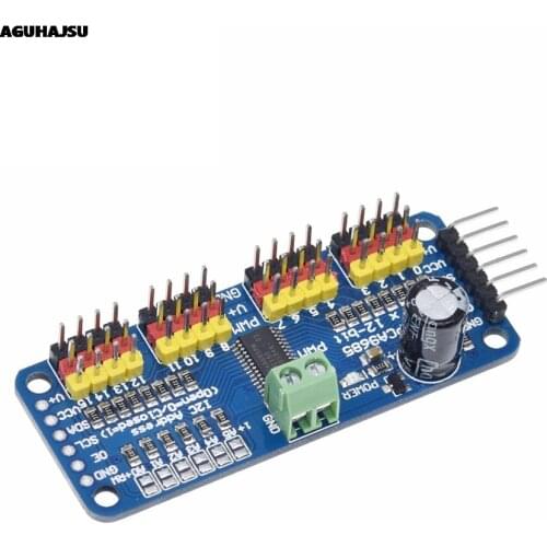 1pcs 16-Channel 12-bit PWM/Servo Driver - I2C interface - PCA9685 for Raspberry Pi DIY Servo Shield Module
