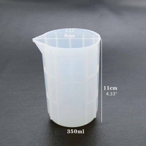 350ML Flexible Silicone Measuring Cup Mixing Cups Cook Bakers Resin Jewelry Tool