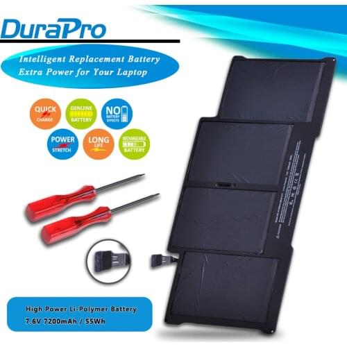 7200mAH Laptop A1405 A1496 Battery 7.6V 50Wh for Apple MacBook Air 13" A1369 2011 A1466 2012 MC503 MC504 MC965 MC966 020-7379-A