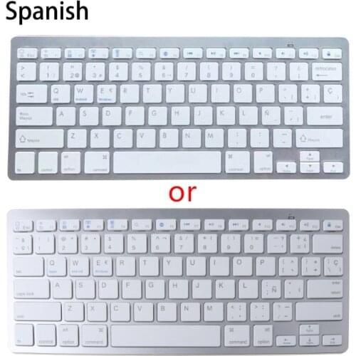 Russian/Spanish/Korean Bluetooth Wireless Keyboard for Tablet/Laptop/Smartphone