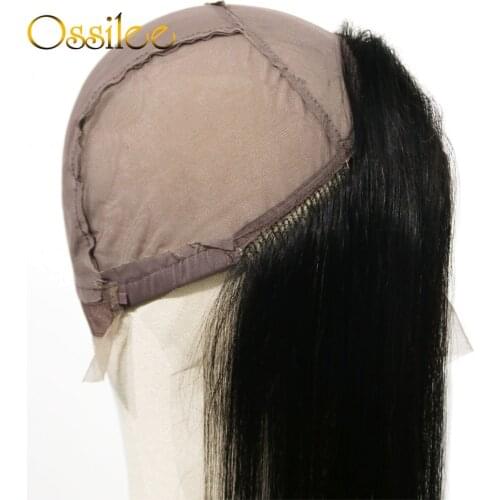 Ossilee Brazilian Straight Hair Lace Frontal Closure 13x4 Ear to Ear Lace Frontal Pre Plucked Remy Human Hair Closure