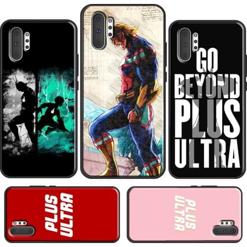 Plus Ultra My Hero Academia For Samsung Galaxy S21 Ultra S20 FE S10 Plus S8 S9 S10E Phone Case For Note 20 10 9 Cover