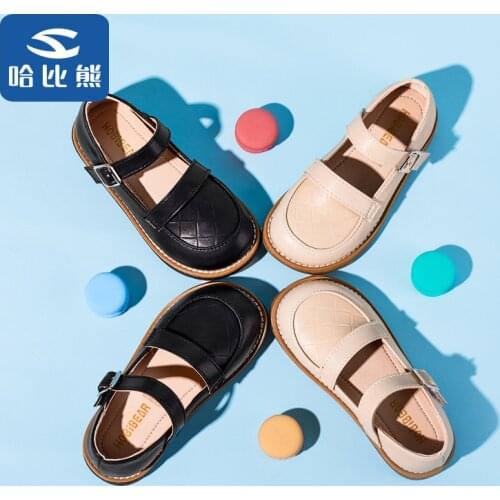 Kids Flat Shoes Childrens Casual Sandals School Girls Princess Pu Leather Shoes Non-Slip Kids Retro Hollow Soft Bottom Loafer