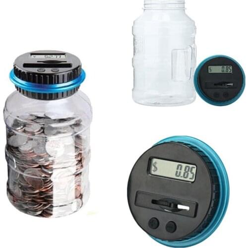 Coin Counter Counting Electronic Digital Coin Counting Money Kids Piggy Bank Gift For Children Kids Present