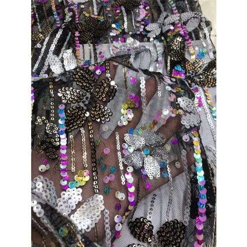 Pretty French tulle lace fabric (5 yards/lot) African net lace fabric 5JRB-6202 with flowers for nice dress