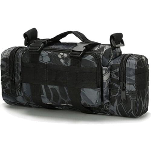 Camouflage Multifunctional Sports Messenger Bag Single Shoulder Sub Bait Bag Fake Bait Storage Waist Bag