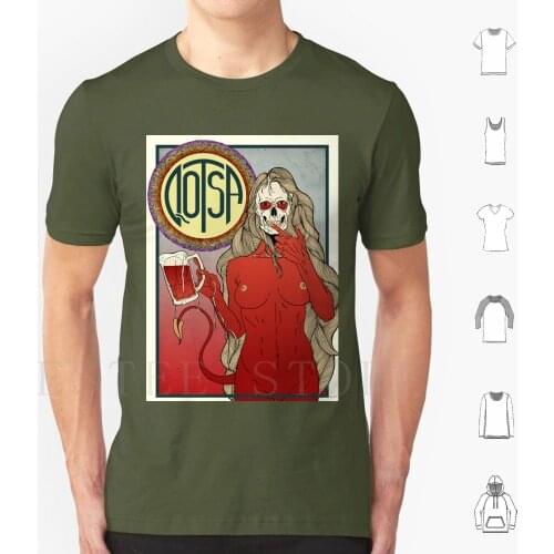 Qosa T Shirt Men Cotton 6Xl Skull Womens Sex Beer Qotsa