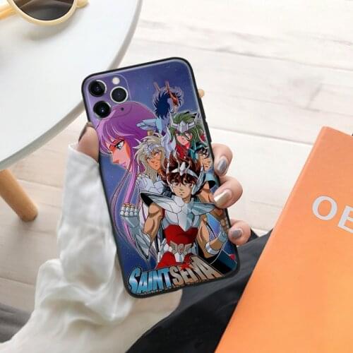 Saint seiya anime For iPhone se 6 6s 7 8 plus x xr xs 11 pro max soft silicone phone case cover shell