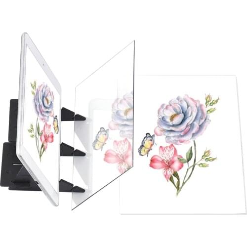 Optical Drawing Tracing Board Portable Sketching Painting Tool Animation Copy Pad No Overlap Shadow Mirror Zero-based Toy