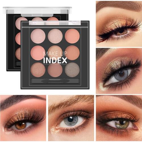 New Mouse Eyeshadow Palette Girl Cute Peanut Eyeshadow Waterproof Long Lasting Eye Shadow Makeup Maquillage TSLM1