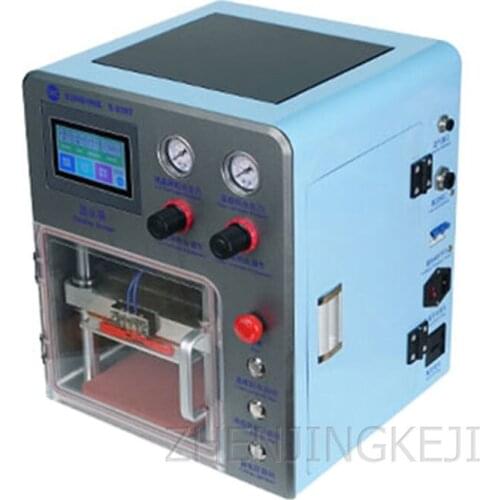 Press Screen Machine Mobile Phone Burst Screen Repair Straight/Curved Vacuum Laminating Equipment Defoam Separated One-Machine