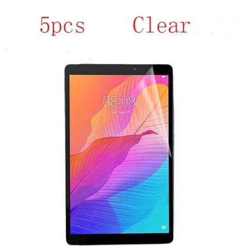 Transparent Screen Protector For Huawei MatePad T8 2020/M6 8.4 2019/M5 Lite 8.0/ Honor 5 8.0/ T5 8.0 2019, 5PCS