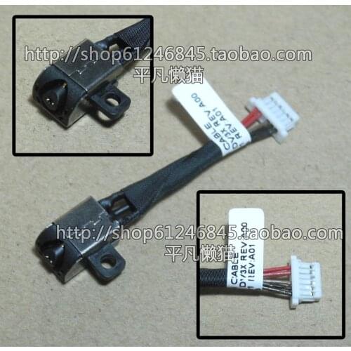 DC Power Jack with cable For Dell Inspiron 11 3162 3164 3168 3169 laptop DC-IN Flex Cable