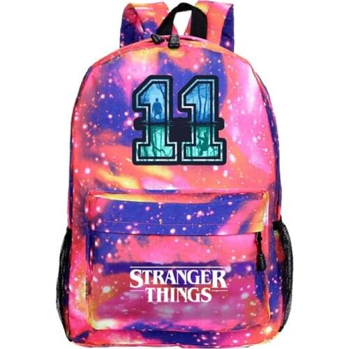 Backpack Sac A Dos Stranger Things 3 Eleven Femme School Bags Anime Travel Backbag Mochila Back To School Bags Teenage Unisex