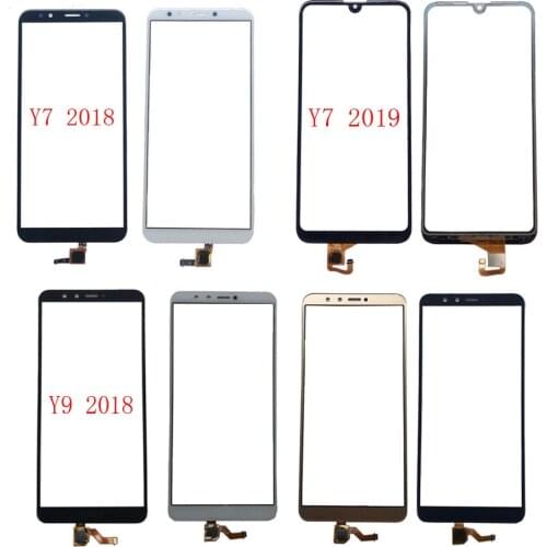 Touch Screen For HuaWei Y7 2018 Y7 Prime 2018 Y7 2019 Y9 2018 Digitizer Panel Front Glass For HuaWei Y7 2019 Touch Screen
