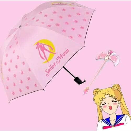 Three Fold Beauty Vs. Shaoqing Umbrella Princess Black Gum Anti Ultraviolet Straight Edge Umbrella Face Sunshade 2021