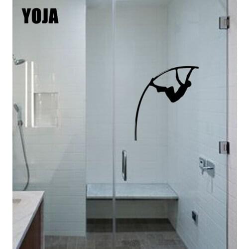 YOJA 11x24.8CM Sports Boy Fashion Home Decor Wall Sticker Bathroom Kitchen Glass Decal G2-0117