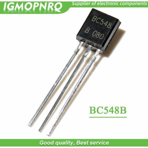 100PCS BC548 BC548B NPN Transistor TO-92 NPN Low Transistor New Original