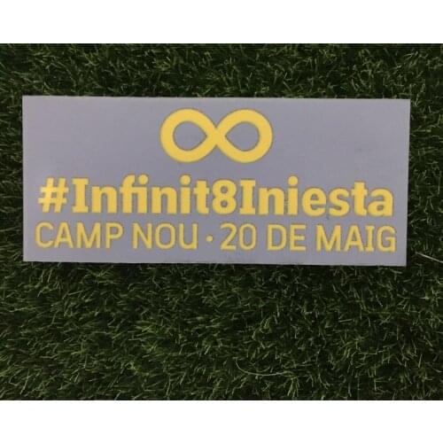 2018 LA Liga farewell Iniesta Match Details Soccer Patch Badge