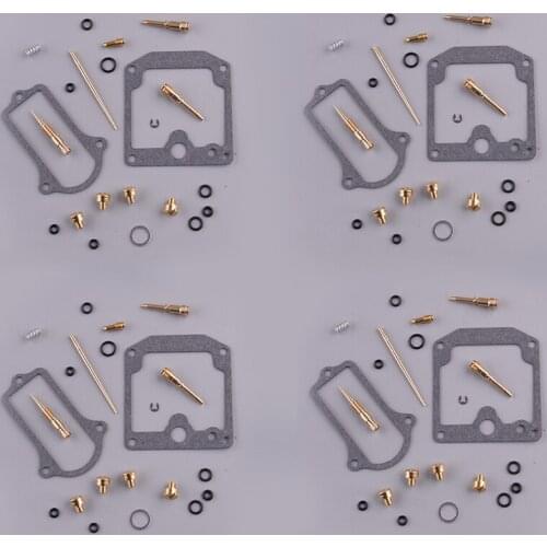 4 Sets Carburetor Rebuild Repair Kit Jet Gasket Accessories Motorcycle Fit for Kawasaki KZ900A KZ900B 1976