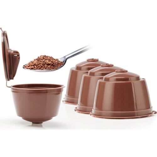 5Pcs Dolce Gusto Coffee Capsule Pod Filters Cup New 3rd Generation Nescafe Refillable Reusable Coffee Dripper Tea Baskets