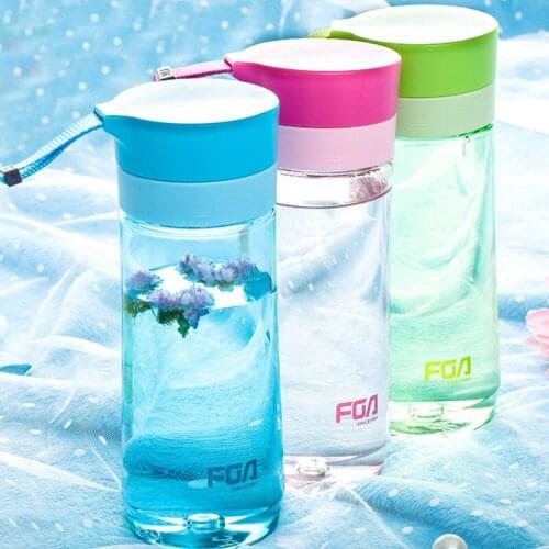 500ML High Quanlity Plastic Water Bottle For Drink Leak Proof Sports Protein Shaker Drinkware BPA FREE