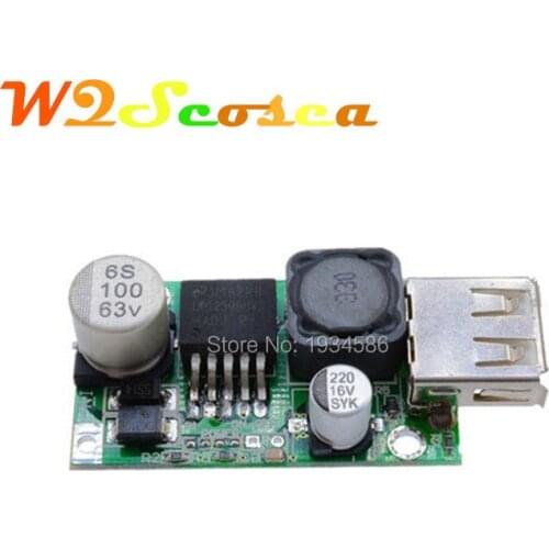 5V 3A 15W USB Charger For Mobile Phone PSP Car DC Buck Step-down Power Supply Converter Module 7-56V 9V 12V 24V 36V 48V To 5V