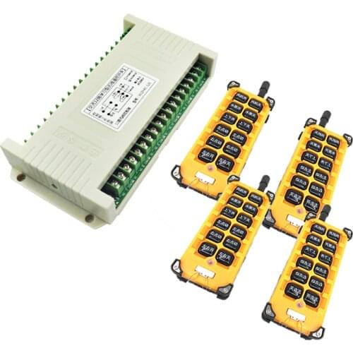 AC220V 12CH 12 CH RF Wireless Remote Control System Receiver+Transmitter