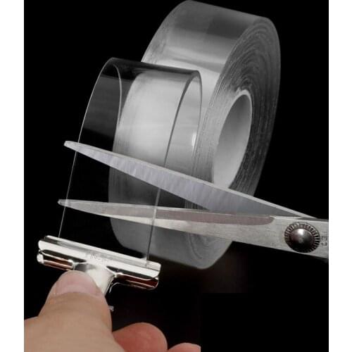 1M/3M/5M Nano Magic Tape Double Sided Tape Transparent NoTrace Reusable Waterproof Adhesive Tape Cleanable Home Gekkotape