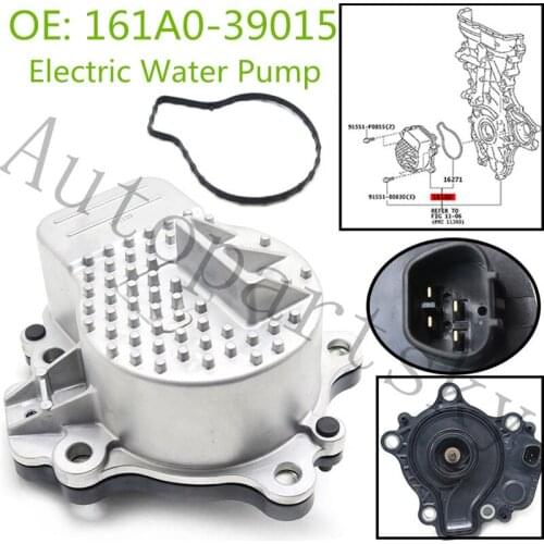 Engine Electric Water Pump 161A0-39015 for Toyota Prius 2010-2015 for Lexus CT200h WPT-190 161A029015 161A0-29015 161A039015