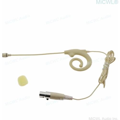 M30 New Snail Design EarSet Headset Cardioid Microphone For Shure Wireless Mic System Mini 4Pin XLR Plug