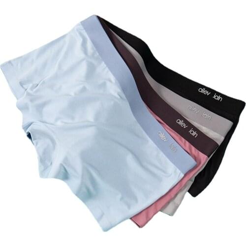 HaleyChan Womens Modal Ice Silky Breathable Underwear Tomboy Trans Lesbian Dyke Boxer Briefs Sports Briefs Underpant Panties