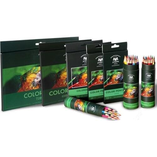 Kawaii Cute Cartoon Wooden Colored Pencils 12/18/24/36/48/72 Colorful Lead Multi Function Pen For Kid Painting Stationery Supply