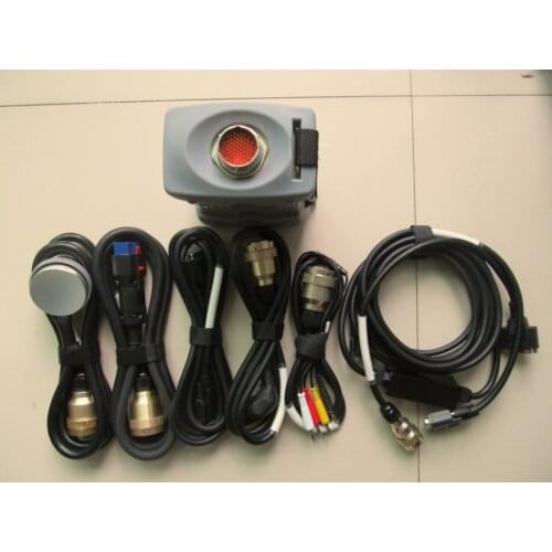 Mb star c3 red multiplexer with 7 cables without hdd for cars and trucks diagnostic tool dhl free shipping super