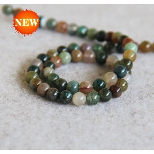 Min Order1) 6mm Fashion multicolor India Natural Onyx Beads Round Shape Natural Stone 15inch Jewelry Making Design Wholesale