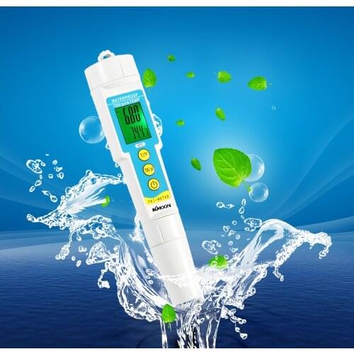 Mini 3 in 1 aquarium Water Quality Tester Monitor Online medidor de pH Meter Acidometer Analyzer misuratore teste phmetro