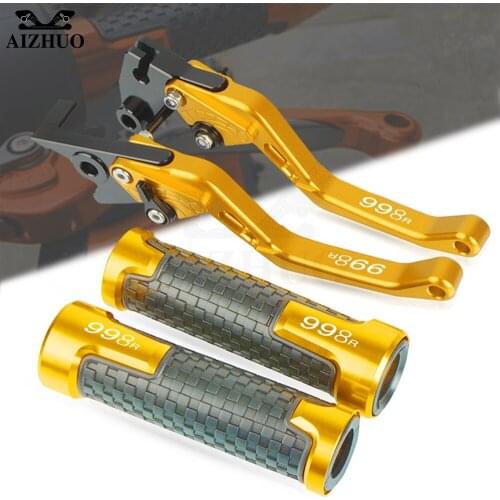 Motorcycle CNC Aluminum FOR DUCATI 998 R 998B 998S 998R 1999-2003 Hand Grips Accessories Brake Clutch Levers Handlebar Handle