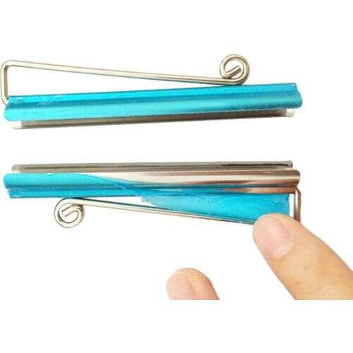 Durable Bifold Money Clip Nickel Plated Wallet Check Cash Holder DIY Tool Parts