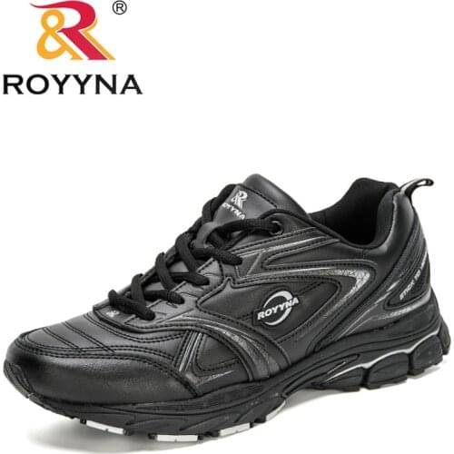 ROYYNA 2020 New Arrival Action Leather Running Shoes Men Sneakers Antiskid Athletic Sport Shoes Mansculino Training Zapatillas