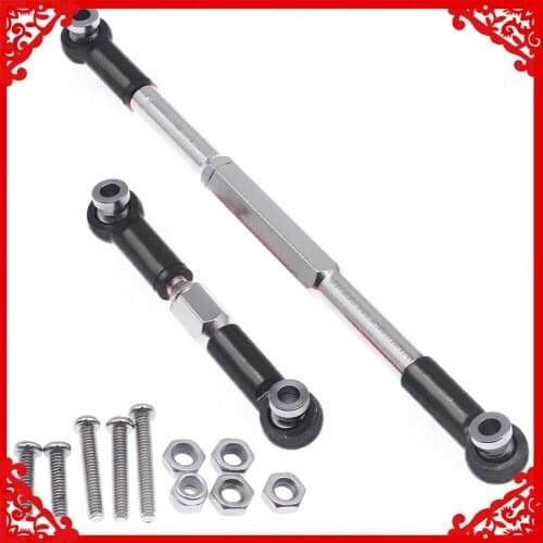 Alloy #45 steel servo link steering linkage for rc hobby model car MN RC 1-12 crawler parts