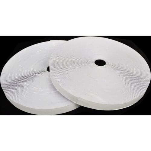 Free Shipping 1cmx25m 2 Rolls strong Hot Self-Adhesive magic tape adhesive hook and loop glue magic tape