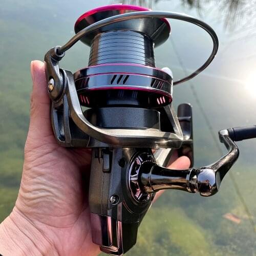 Spinning Fishing Reel 12+1BB Ball Bearings Left/Right Handle Aluminum Spool 5.2:1 Carp Fishing Spinner For Fishing