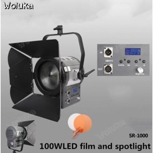 LED film spotlight 100W adjustable focus dimming camera photography light micro movie DMX SR-1000 CD50 T08
